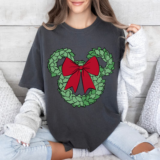 Christmas Wreath Tee