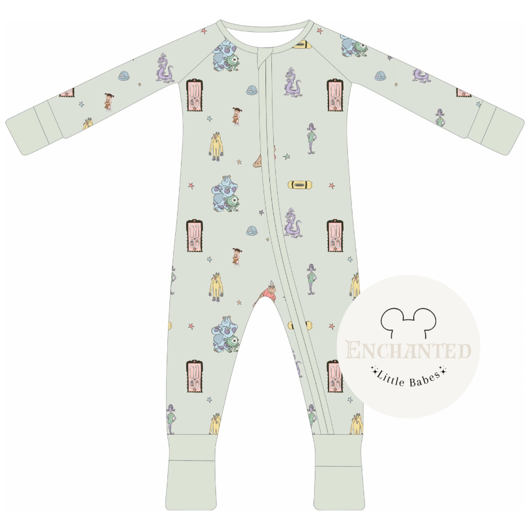 Monsters Bamboo Pjs