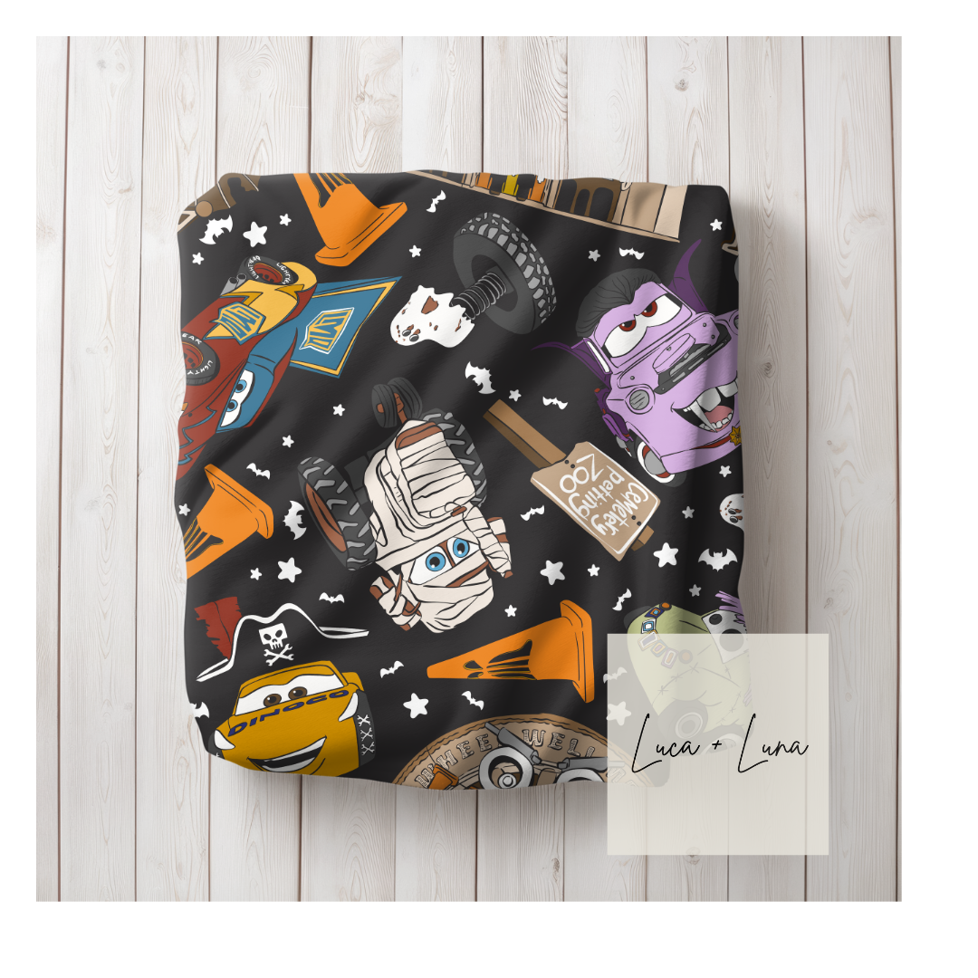 Haunted Cars Minky Blanket